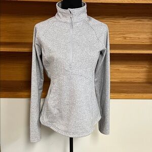 Kyodan Light Gray Women's Quarter-Zip Sweatshirt